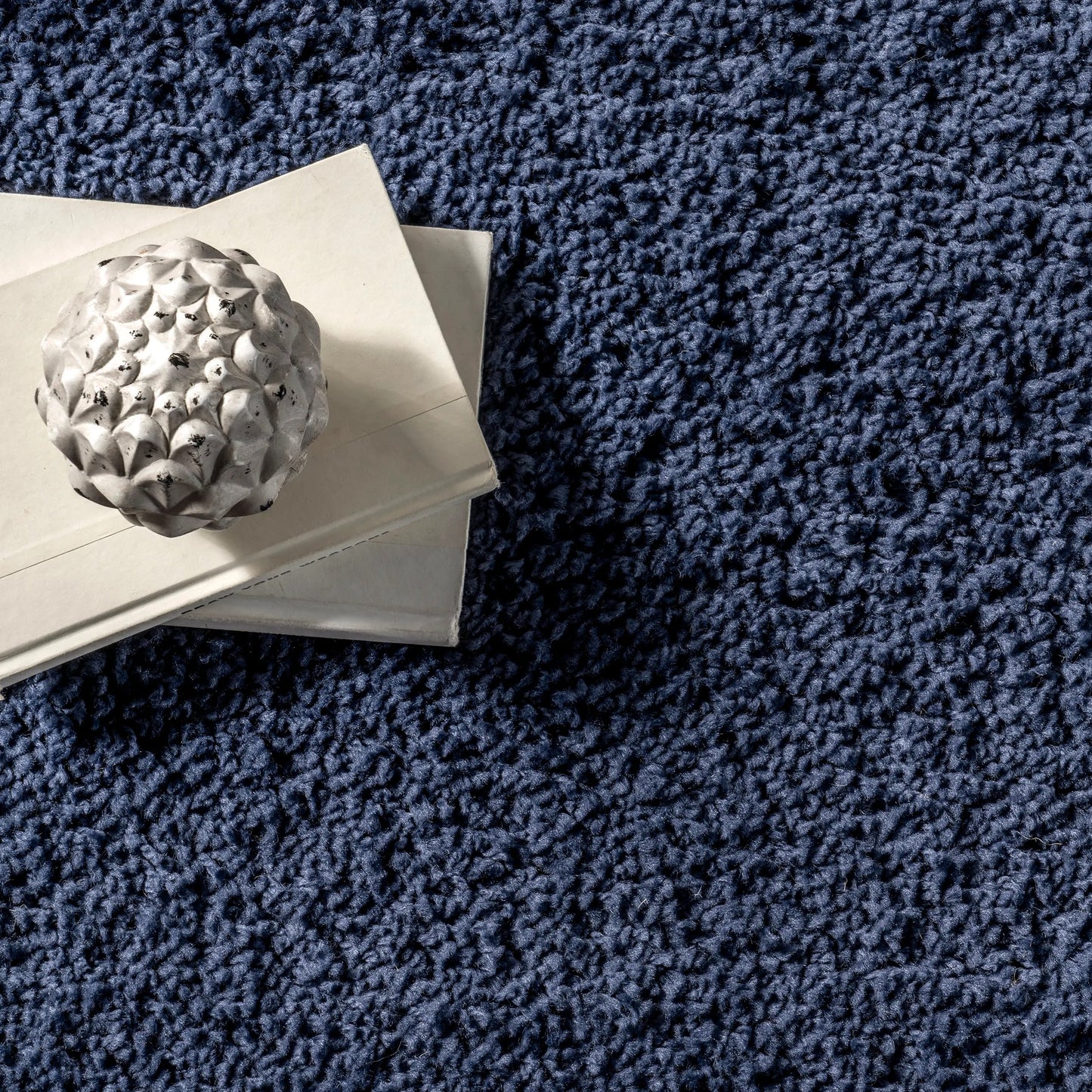 Venice Plush Solid Shaggy Rug (Round) - Regal Rugs