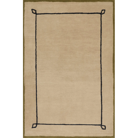 Nate Berkus Serge Bordered Wool Rug - Regal Rugs