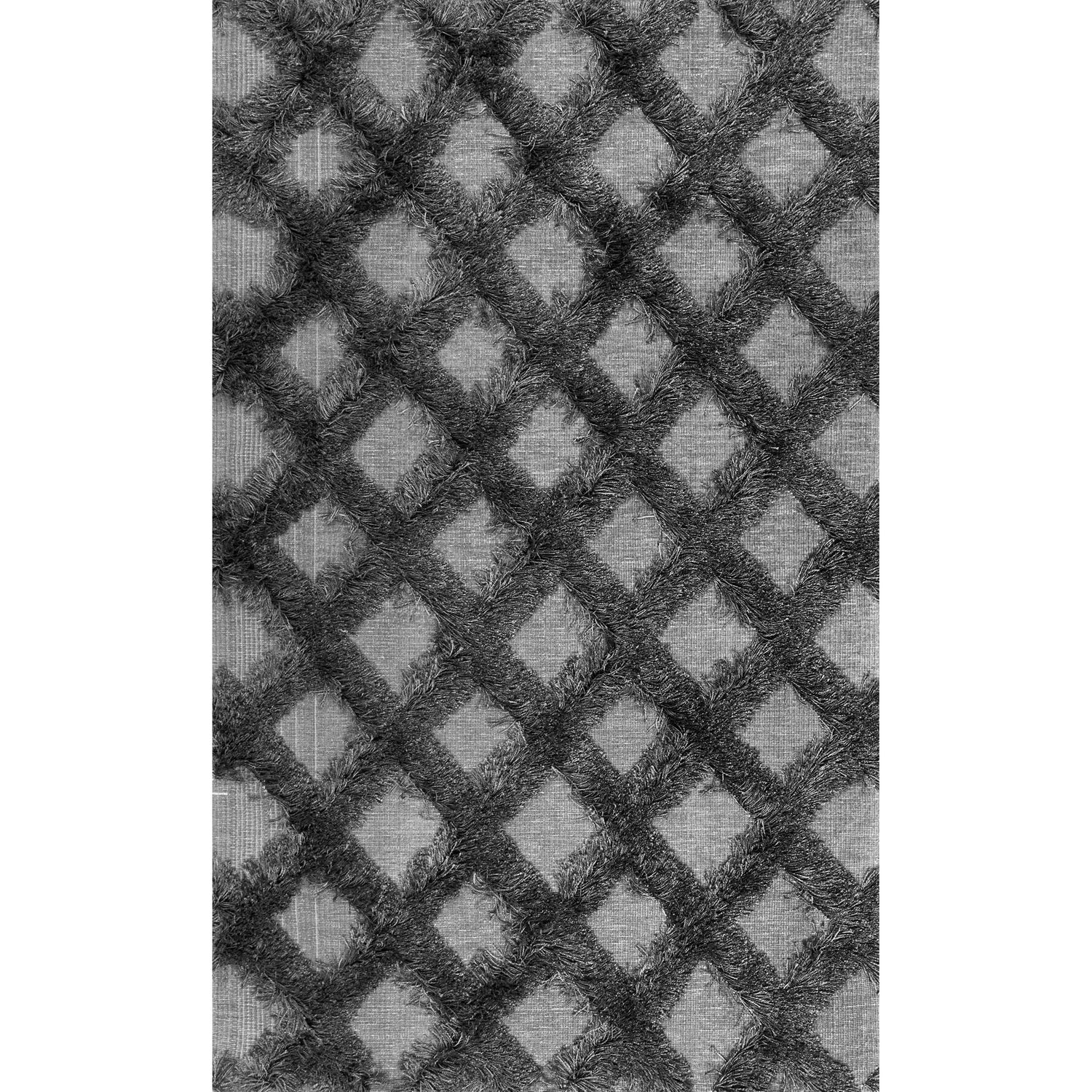 Pristina Shaggy Diamond Trellis Rug - Regal Rugs