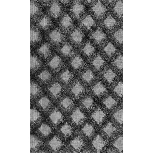 Pristina Shaggy Diamond Trellis Rug - Regal Rugs